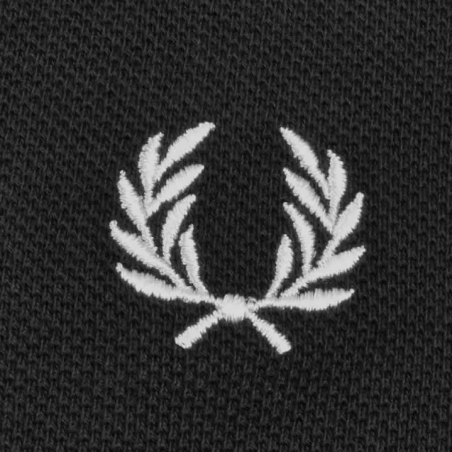 Alternative Image for ProductFred Perry Bomber Collar Polo T Shirt Black3